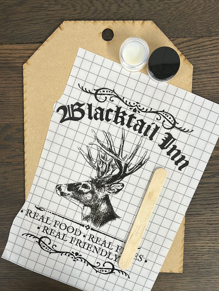 Blacktail Deer Transfer and Tag Kit