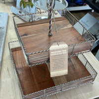 Two Tiered Copper Shelf