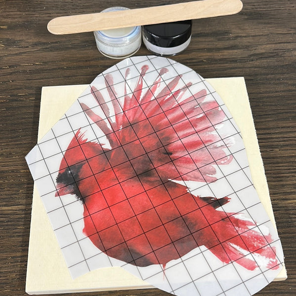 Red Bird 5.9x5.9" Kit