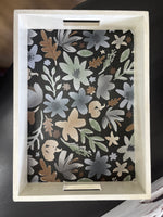 Fall Floral Tray
