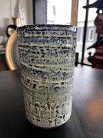 Ceramic blue vase