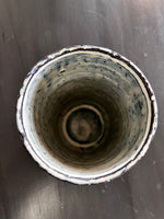 Ceramic blue vase