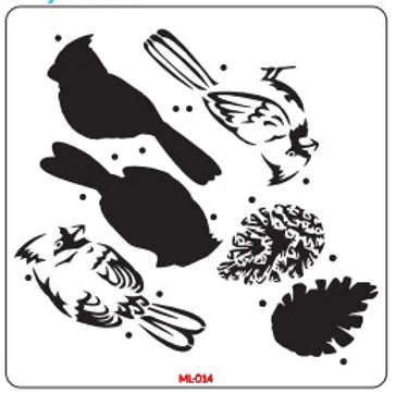 Cherished Memories II WS0014 - Mara LaFay Stencil