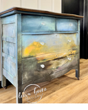 Be Still Hand Painted Antique Chest of Drawers
