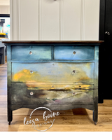 Be Still Hand Painted Antique Chest of Drawers
