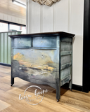 Be Still Hand Painted Antique Chest of Drawers