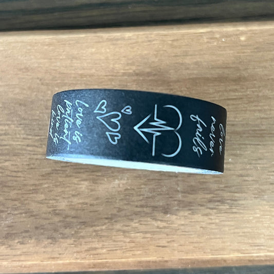 1 Cor 13: Love - 15mm Washi Tape
