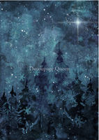 Decoupage Queen Night Sky - A3