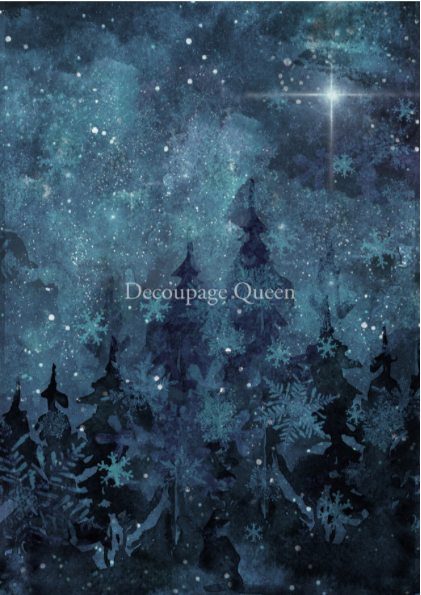 Decoupage Queen Night Sky - A3