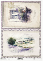 ITD Collection Provence Chateau 2 Pack Rice Paper