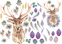 Roycycled Winter Stag Decoupage Paper