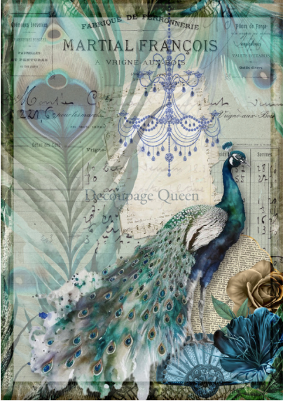 Decoupage Queen Francois Rice Paper