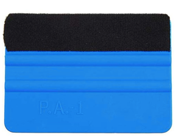 Blue Felt Edge Scraper Squeegee