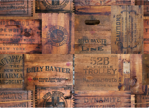 Roycyled Crate Collage