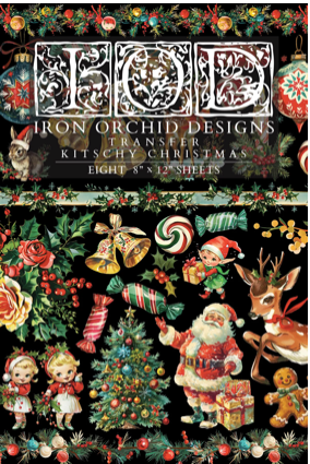 Kitschy Christmas IOD Transfer 8x12 Pad™