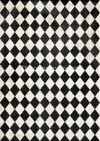 Vellum Paper - Black and Ivory Harlequin