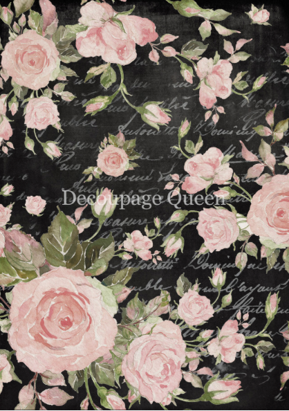 Decoupage Queen Rice Paper - Market Roses - A3