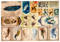 Paper Designs Vintage Birds Vellum Paper Kit
