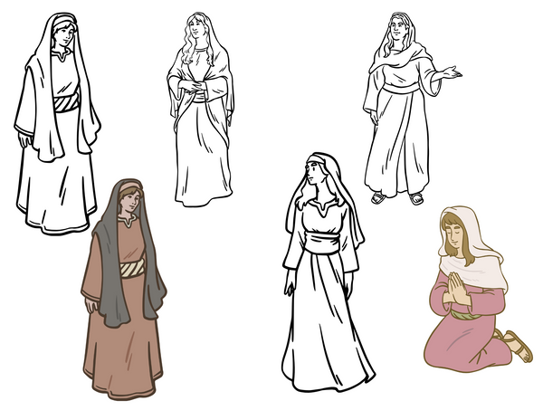 Women in the Bible Digital Paper