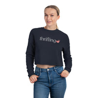 Thrifting Women's Cropped Sweatshirt