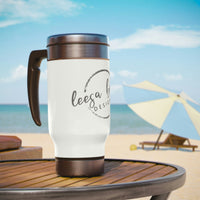 LBD Logo Stainless Steel Travel Mug with Handle, 14oz