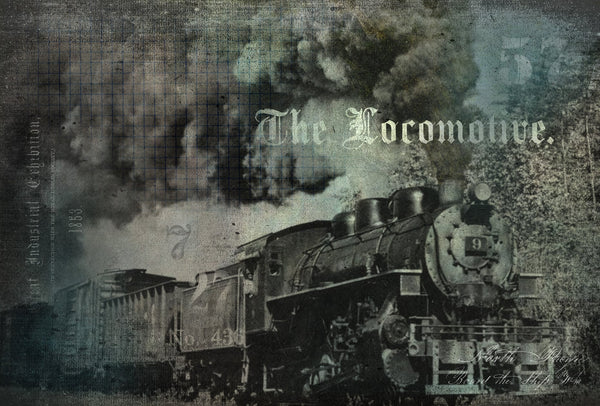 The Locomotive Decoupage Tissue
