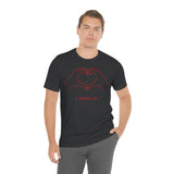 I Heart You Unisex Jersey Short Sleeve Tee