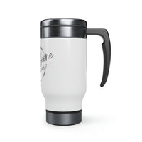 LBD Logo Stainless Steel Travel Mug with Handle, 14oz
