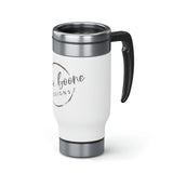 LBD Logo Stainless Steel Travel Mug with Handle, 14oz