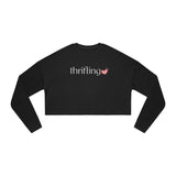 Thrifting Women's Cropped Sweatshirt