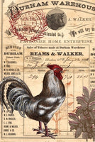Country Rooster Decoupage Tissue