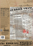Le Courrier 12x12 Decor Stamp