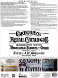 Gregory's Catalogue Inlay 8 Sheet - 12x16 Pad