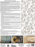 Grisalle Toile Inlay 8 Sheet - 12x16 Pad