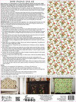 Rose Chintz Inlay 8 Sheet - 12x16 Pad