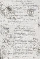 Natural History Script Decoupage Tissue