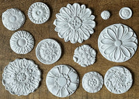 Rosettes 6X10 IOD Moulds™