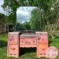 Faith: Vintage Vanity With Large Mirror-SOLD