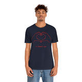 I Heart You Unisex Jersey Short Sleeve Tee