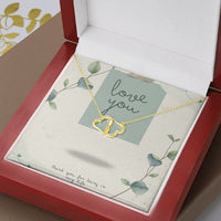 Everlasting Love Gold with Diamonds Necklace