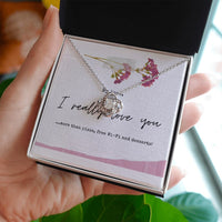 Love Knot Necklace (White or Yellow Gold)