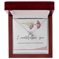 Love Knot Necklace (White or Yellow Gold)