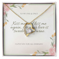 Forever Love Necklace (White or Yellow Gold)