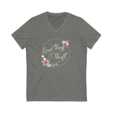 Good Things 2... Unisex Jersey Short Sleeve V-Neck Tee