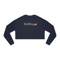Thrifting Women's Cropped Sweatshirt
