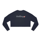 Thrifting Women's Cropped Sweatshirt