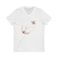 Good Things 2... Unisex Jersey Short Sleeve V-Neck Tee