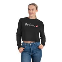 Thrifting Women's Cropped Sweatshirt