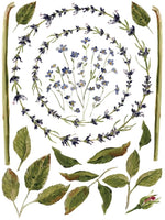 Painterly Florals Decor Transfer