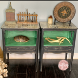 Grunge Numbers Side Tables- SOLD